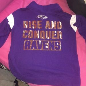 Victoria secrets pink ravens hoodie